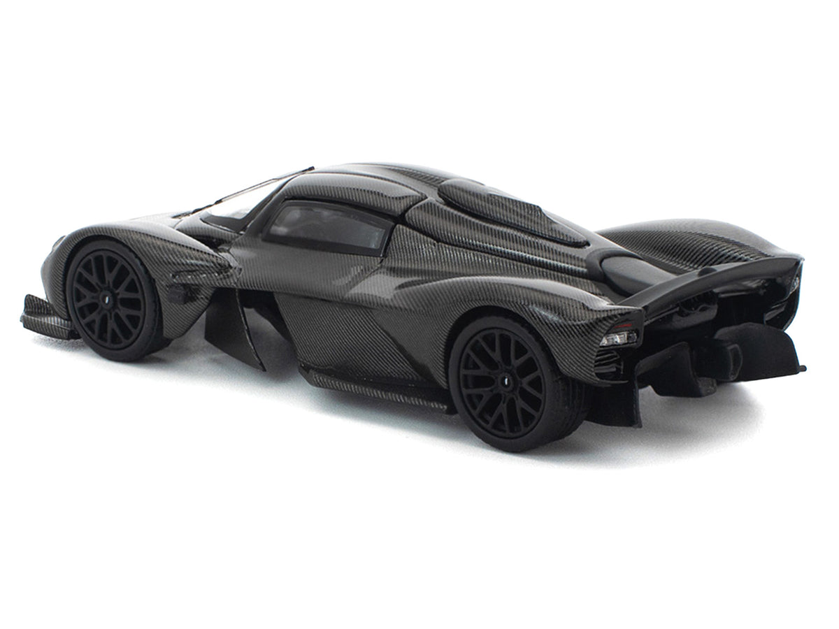 Aston Martin Valkyrie Carbon Fiber 1/64 Diecast Model Car