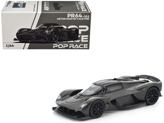 Aston Martin Valkyrie Carbon Fiber 1/64 Diecast Model Car