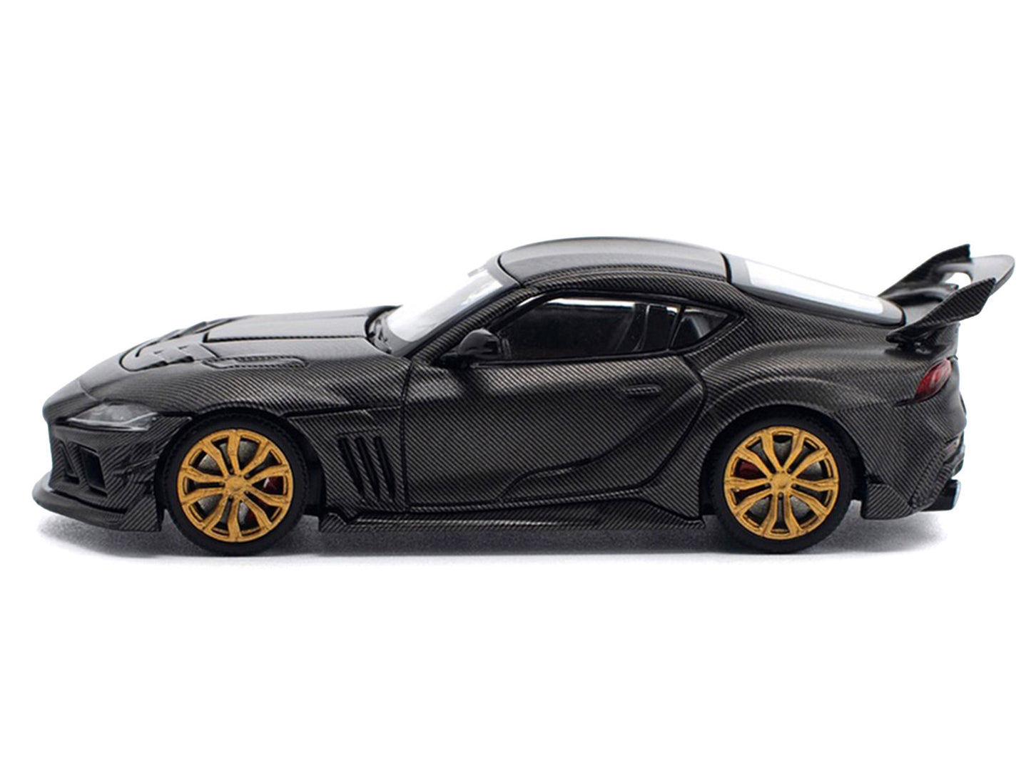 Toyota DarwinPro 66G WBK Supra A90 Full Carbon 1/64 Diecast Model Car