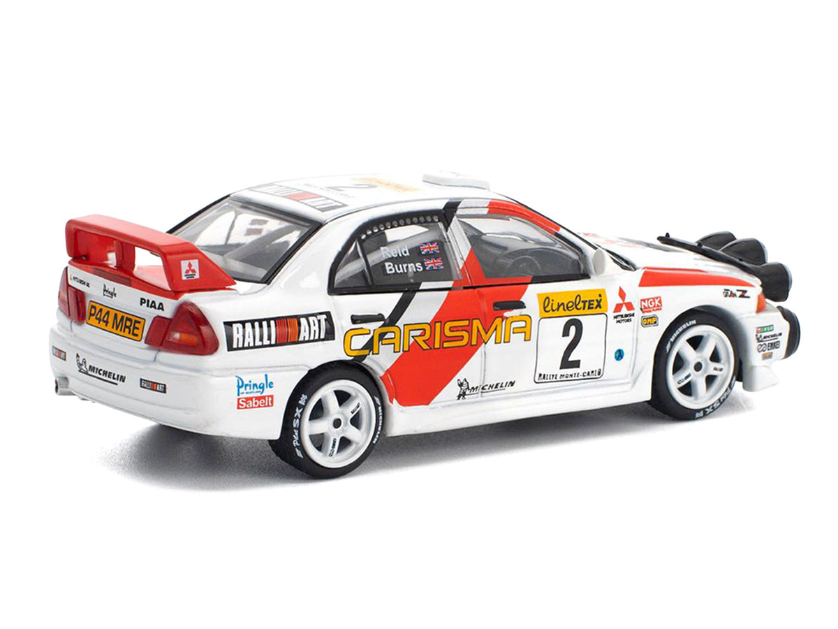 Mitsubishi Lancer Evolution IV RHD (Right Hand Drive) #2 Richard Burns - Robert Reid "Monte Carlo Rally" (1998) 1/64 Diecast Model Car