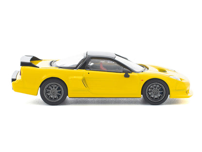 Honda NSX-R RHD (Right Hand Drive) Custom Yellow with Black Top 1/64 Diecast Model Car