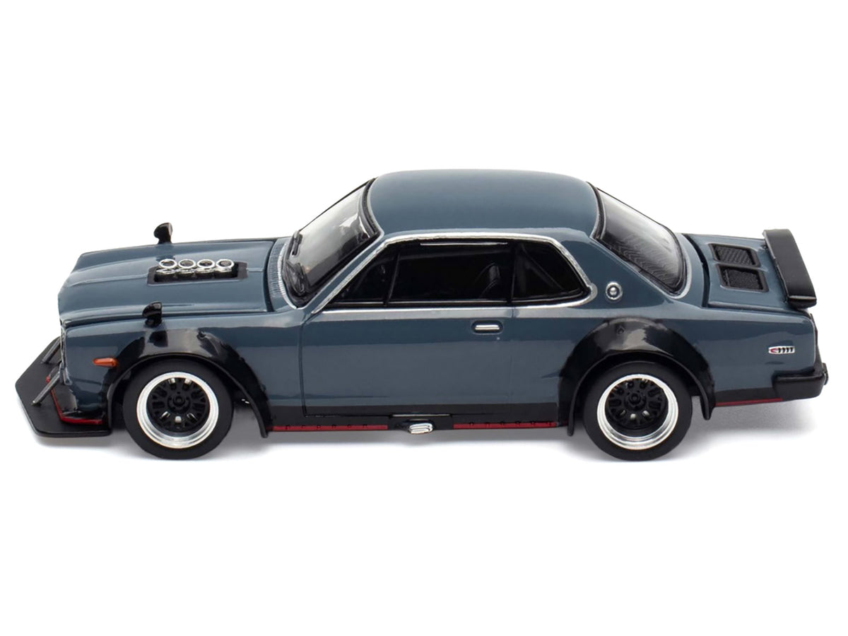 Skyline GT-R V8 Drift "Hakosuka" RHD (Right Hand Drive) Gray "Tokyo Auto Salon Hong Kong 2025" Special Edition 1/64 Diecast Model Car