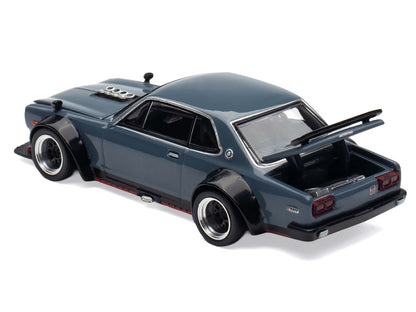 Skyline GT-R V8 Drift "Hakosuka" RHD (Right Hand Drive) Gray "Tokyo Auto Salon Hong Kong 2025" Special Edition 1/64 Diecast Model Car