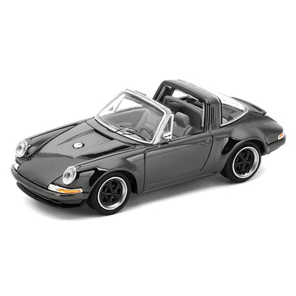 Singer Targa Dark Chrome "The Dark Chrome Series" 1/64 Diecast Model Car