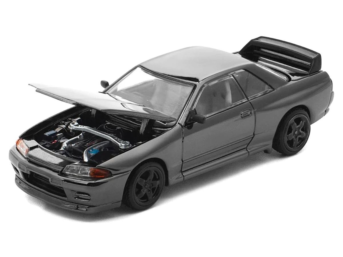 GTR R32 RHD (Right Hand Drive) Dark Chrome "The Dark Chrome Series" 1/64 Die Cast Model Car