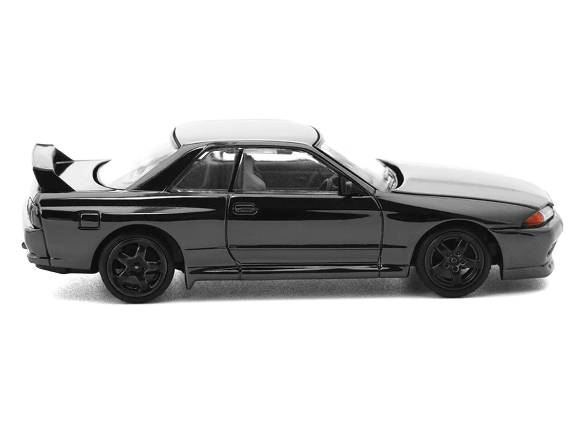 GTR R32 RHD (Right Hand Drive) Dark Chrome "The Dark Chrome Series" 1/64 Die Cast Model Car