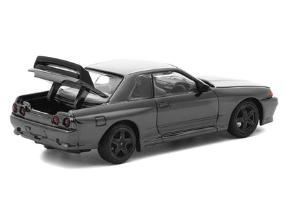 GTR R32 RHD (Right Hand Drive) Dark Chrome "The Dark Chrome Series" 1/64 Die Cast Model Car