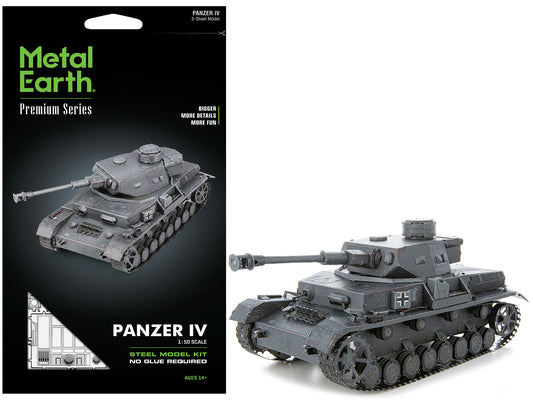 Model Kit German Panzer IV Tank (Challenging Difficulty) Steel Model