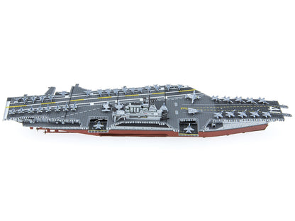 Model Kit USS Midway (CV-41) Aircraft Carrier (Challenging Difficulty) Steel Model