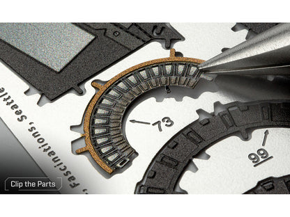 Model Kit Batman Tumbler "The Dark Knight Trilogy" (2005-2012) Movies (Challenging Difficulty) Steel Model