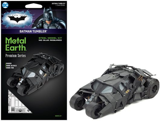 Model Kit Batman Tumbler "The Dark Knight Trilogy" (2005-2012) Movies (Challenging Difficulty) Steel Model