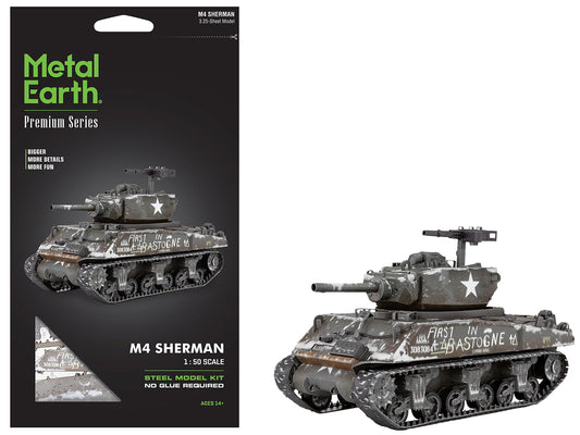 Model Kit United States M4 Sherman Tank (Moderate Difficulty) Steel Model