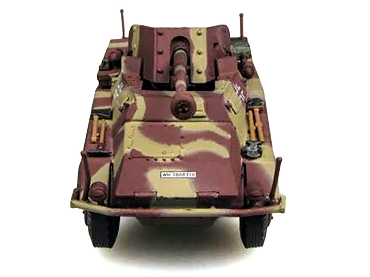 Sd.Kfz. 234/4 Armored Vehicle "Unidentified Unit Western Front" (1945) German 1/72 Diecast Model