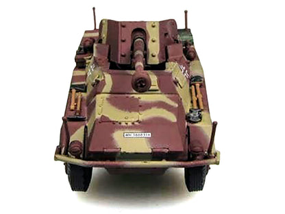 Sd.Kfz. 234/4 Armored Vehicle "Unidentified Unit Western Front" (1945) German 1/72 Diecast Model