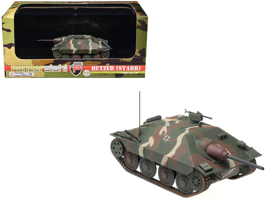 Hetzer (Starr) Tank Destroyer "Prague" (1945) German Army 1/72 Diecast Model