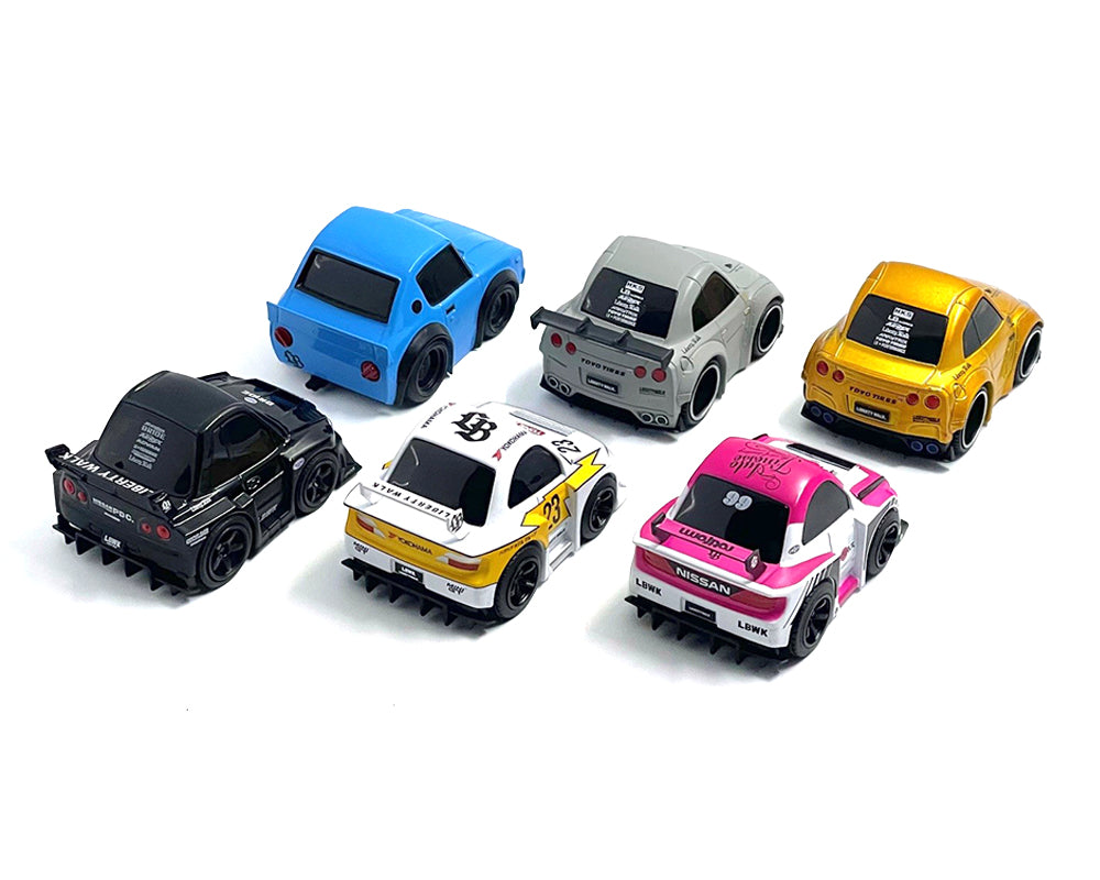 "QubeCarz" Series #1 Set of 6 pieces 1/64 Diecast Model Cars