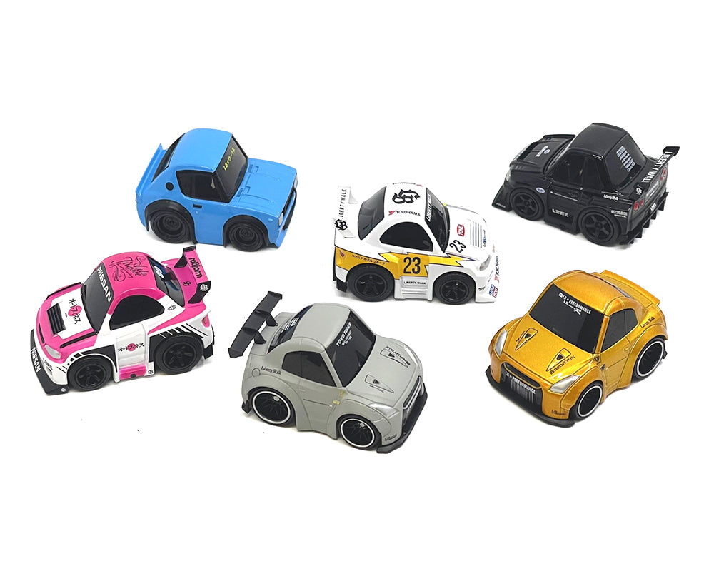 "QubeCarz" Series #1 Set of 6 pieces 1/64 Diecast Model Cars