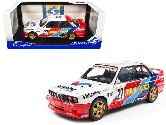 BMW E30 M3 #27 Atsushi Kawamoto - Anthony Reid "Japanese Touring Car Championship" (1986) "Competition" Series 1/18 Diecast Model Car