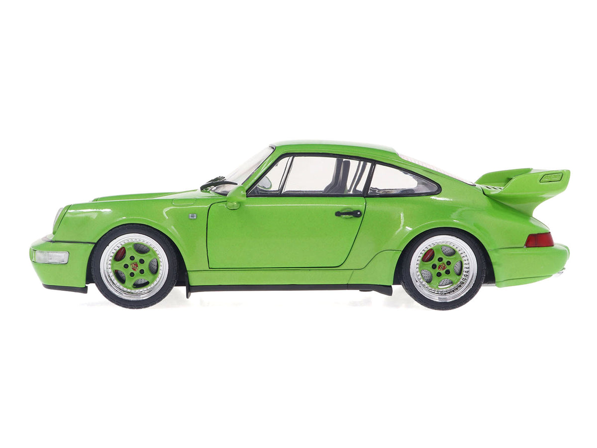 1990 Porsche 911 (964) Carrera RS "Streetfighter" Green Metallic 1/18 Diecast Model Car