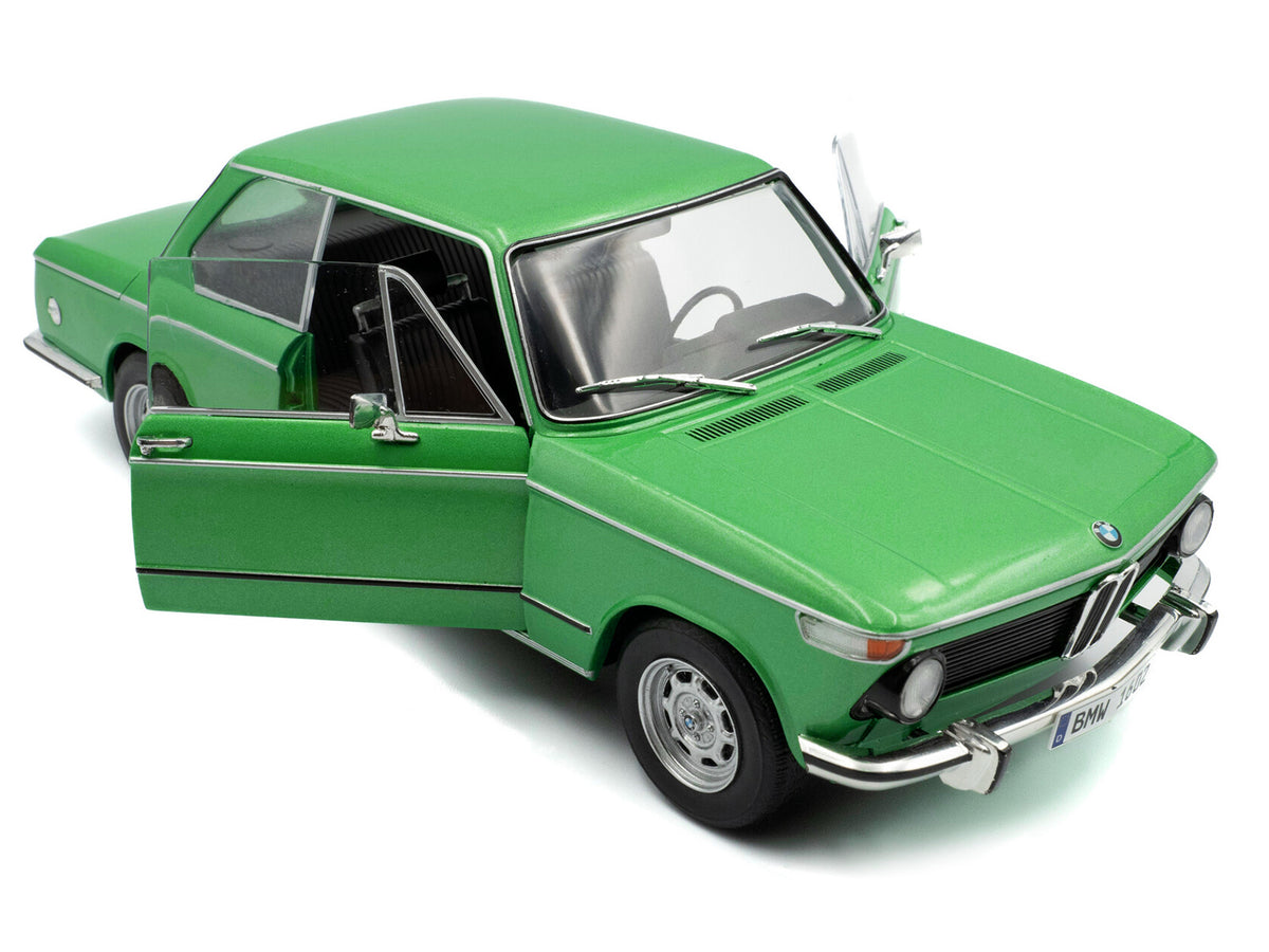 1971 BMW 1602 Taiga Green Metallic 1/18 Diecast Model Car