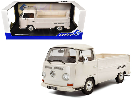 1968 Volkswagen T2 Pickup Truck Beige 1/18 Diecast Model Car