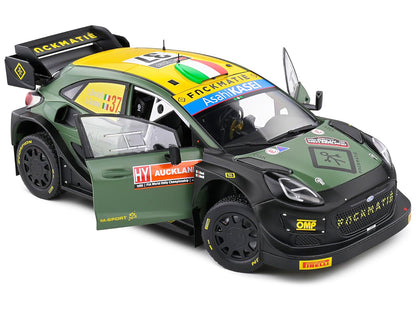 Ford Puma Rally1 Hybrid #37 Lorenzo Bertelli - Lorenzo Granai "Rally New Zealand" (2022) "Competition" Series 1/18 Diecast Model Car