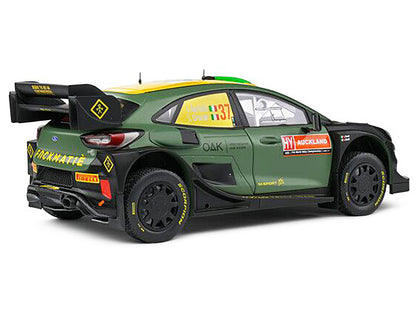 Ford Puma Rally1 Hybrid #37 Lorenzo Bertelli - Lorenzo Granai "Rally New Zealand" (2022) "Competition" Series 1/18 Diecast Model Car