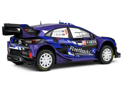 Ford Puma Rally1 Hybrid #9 Jourdan Serderidis - Frederic Miclotte "Safari Rally Kenya" (2022) "Competition" Series 1/18 Diecast Model Car