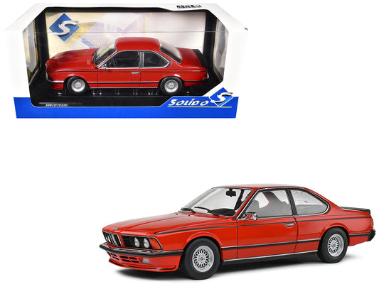 1984 BMW 635 CSI (E24) Henna Red 1/18 Diecast Model Car