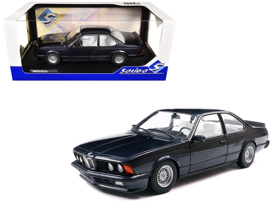 1984 BMW 635 CSI (E24) Macau Blue Metallic 1/18 Diecast Model Car