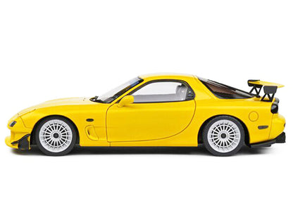 1994 Mazda RX7 Type RS (FD3RS) RHD (Right Hand Drive) Yellow 1/18 Diecast Model Car