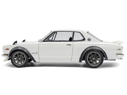 1970 Nissan Skyline (C10) Hakosuka RHD (Right Hand Drive) White 1/18 Diecast Model Car