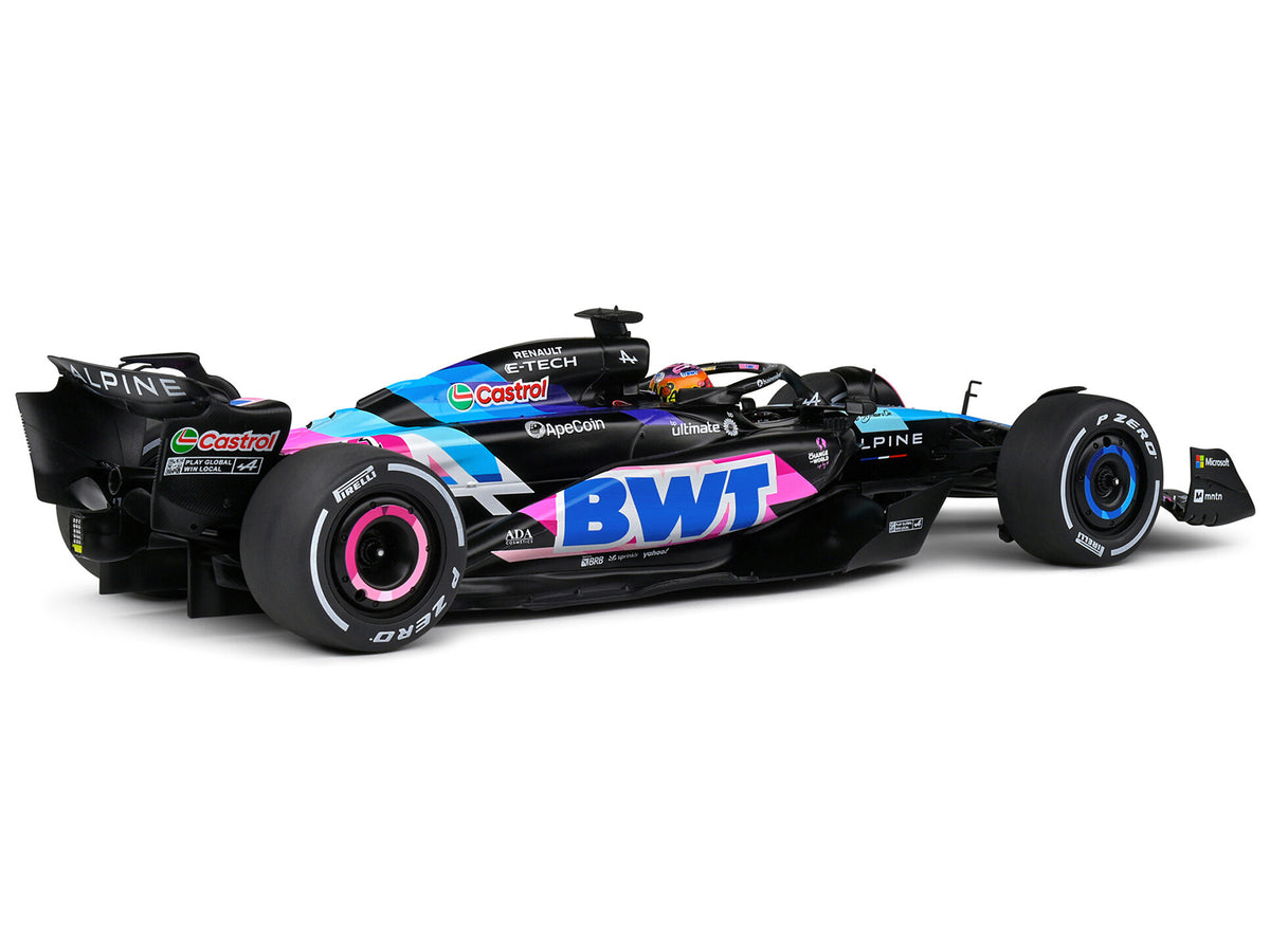 Alpine A524 #31 Esteban Ocon "BWT" Formula One F1 Miami GP (2024) "Competition" Series 1/18 Diecast Model Car