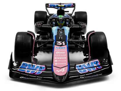 Alpine A524 #31 Esteban Ocon "BWT" 2nd Place F1 "Sao Paulo GP" (2024) "Competition" Series 1/18 Diecast Model Car