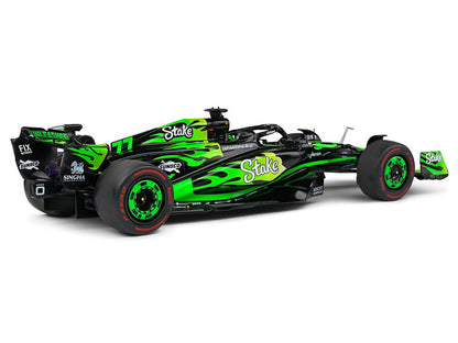 Kick Sauber C44 #77 Valtteri Bottas "Stake F1 Team Kick Sauber" Formula One F1 "Las Vegas GP" (2024) "Competition" Series 1/18 Diecast Model Car