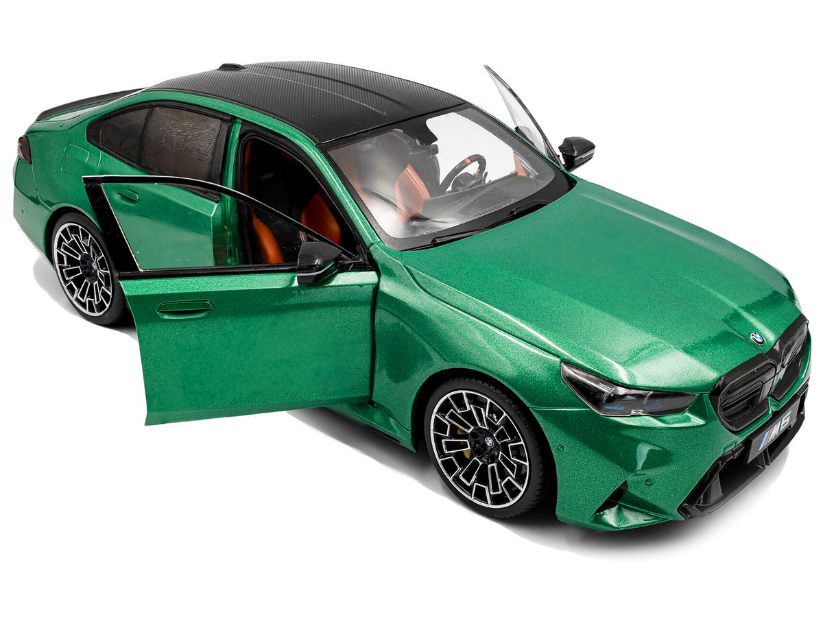 2025 BMW M5 Isle of Man Green Metallic 1/18 Diecast Model Car