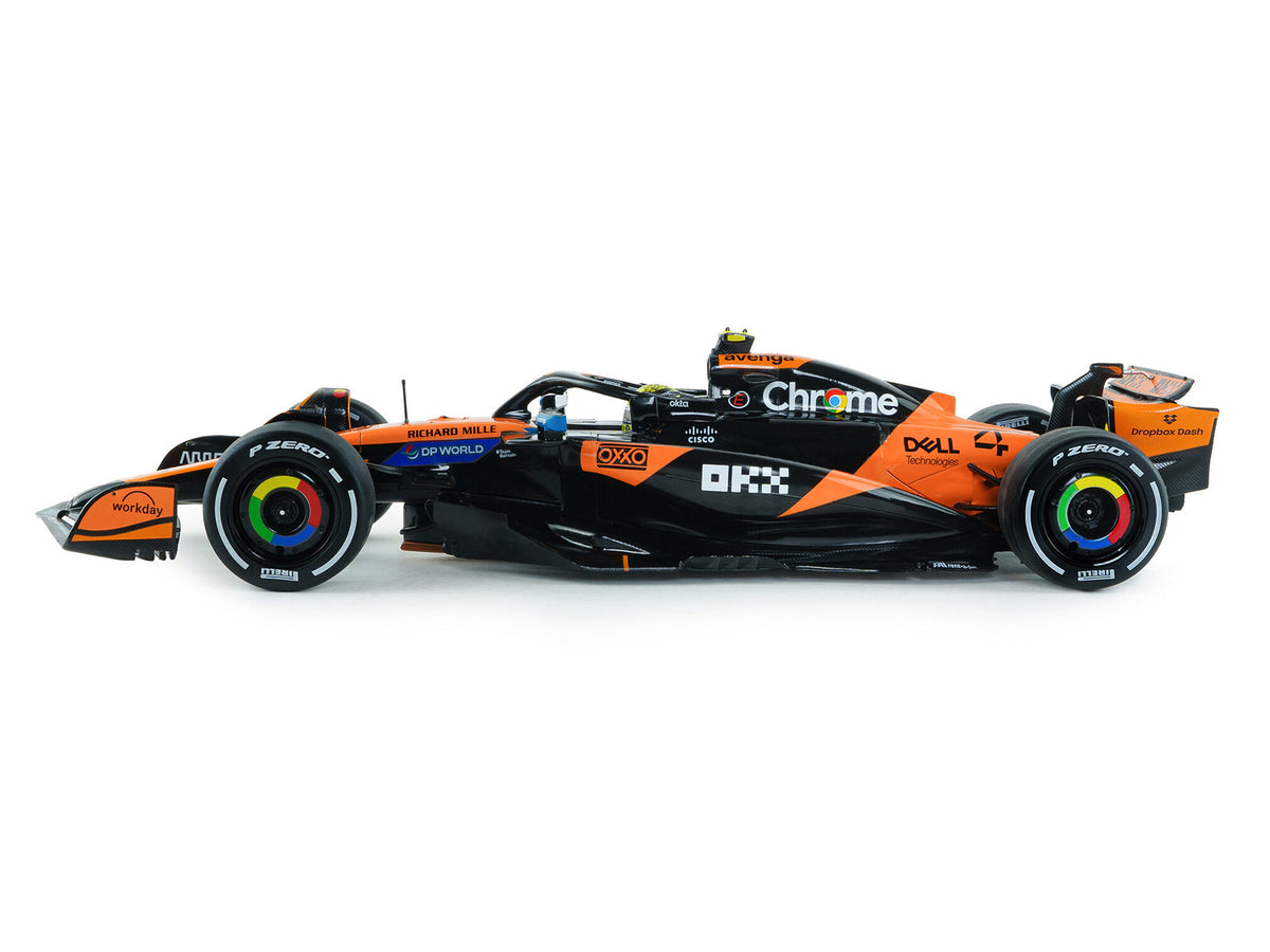 McLaren MCL39 #4 Lando Norris "OKX" Winner Formula One F1 "Australian GP" (2025) "Competition" Series 1/18 Diecast Model Car