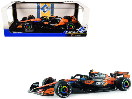 McLaren MCL39 #4 Lando Norris "OKX" Winner Formula One F1 "Australian GP" (2025) "Competition" Series 1/18 Diecast Model Car