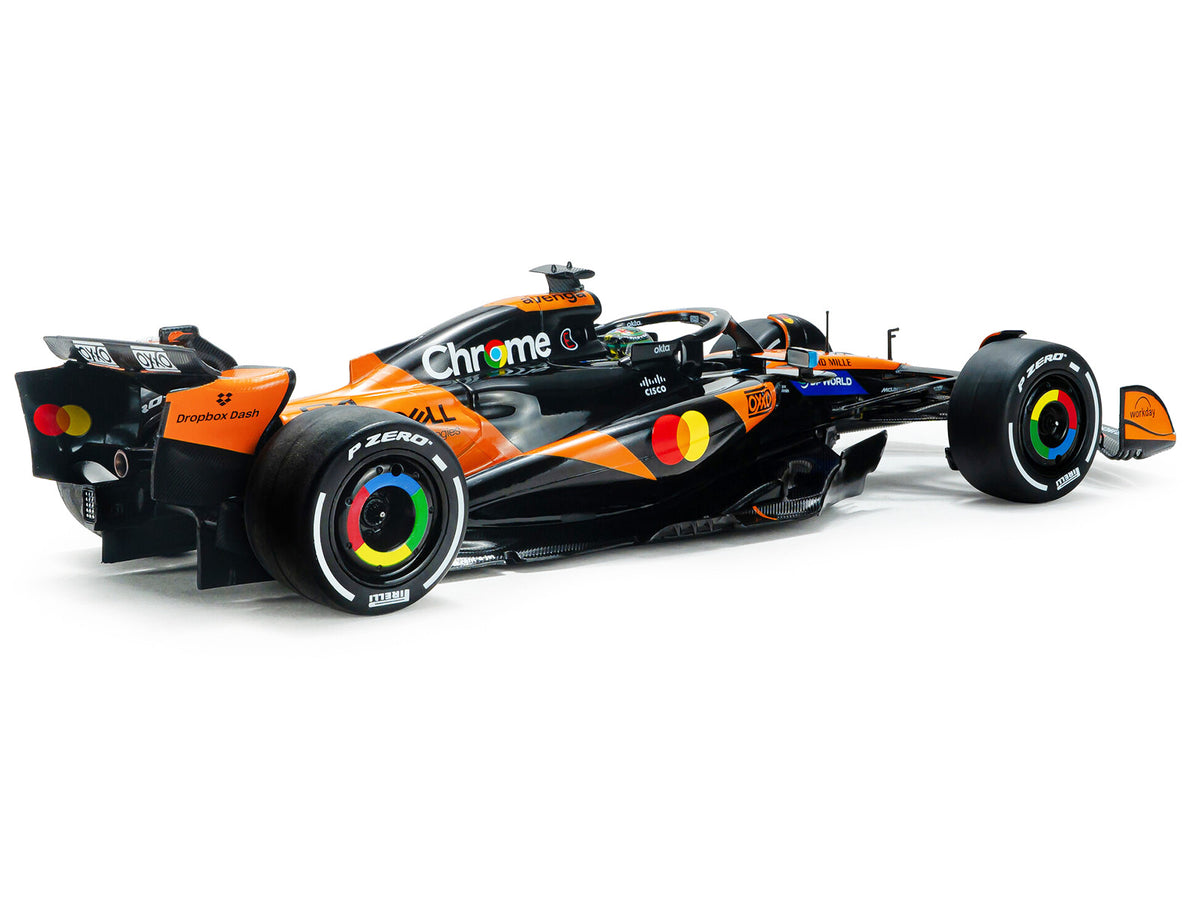 McLaren MCL39 #81 Oscar Piastri "OKX" Winner Formula One F1 "Chinese GP" (2025) "Competition" Series 1/18 Diecast Model Car