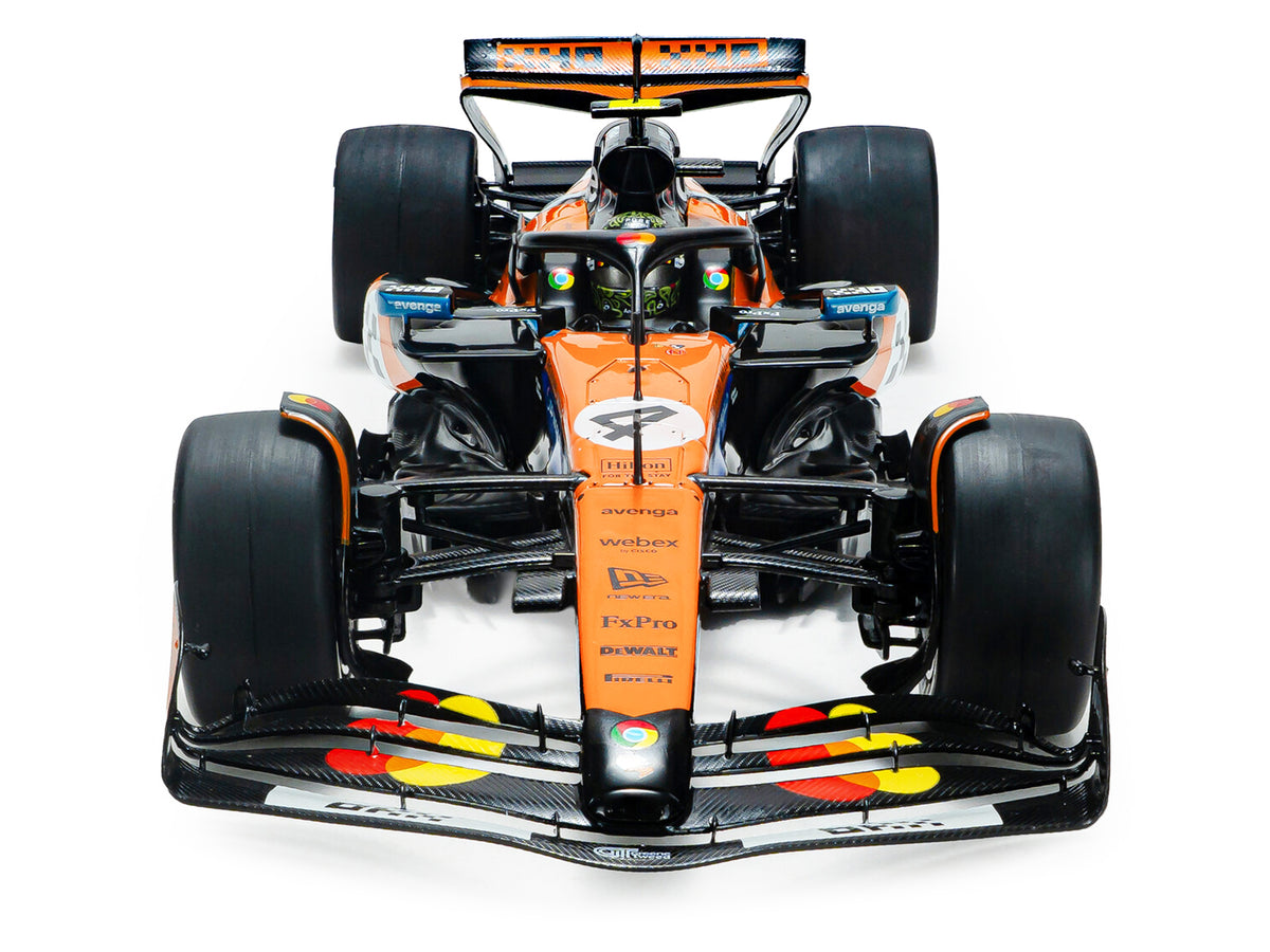 McLaren MCL39 #4 Lando Norris "OKX" Winner Formula One F1 "Monaco GP" (2025) "Competition" Series 1/18 Diecast Model Car
