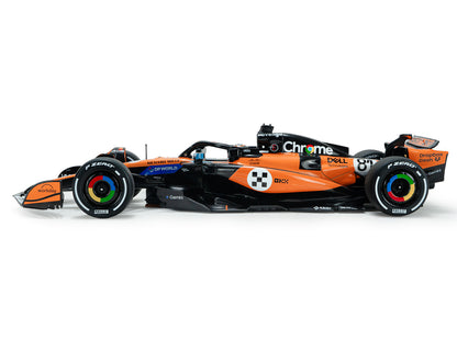 McLaren MCL39 #81 Oscar Piastri "OKX" 3rd Place Formula One F1 "Monaco GP" (2025) "Competition" Series 1/18 Diecast Model Car