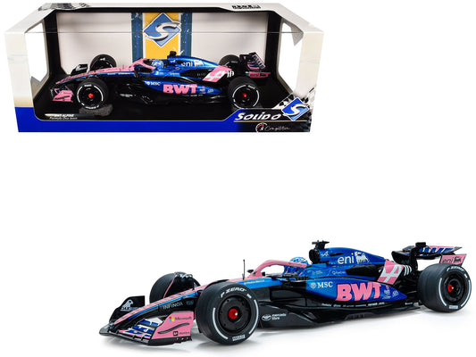 Alpine A525 #10 Pierre Gasly "BWT" Formula One F1 "Bahrain GP" (2025) "Competition" Series 1/18 Diecast Model Car