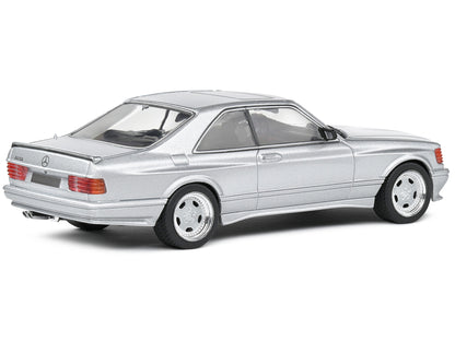 1990 Mercedes-Benz 560 SEC AMG WideBody Silver Metallic 1/43 Diecast Model Car