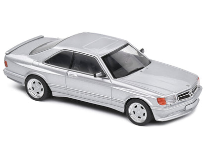 1990 Mercedes-Benz 560 SEC AMG WideBody Silver Metallic 1/43 Diecast Model Car