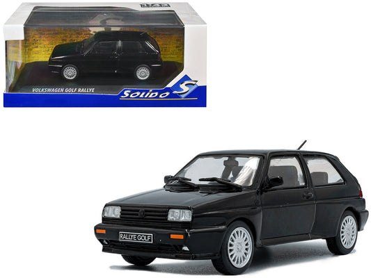 1989 Volkswagen Golf Rallye G60 Black 1/43 Diecast Model Car
