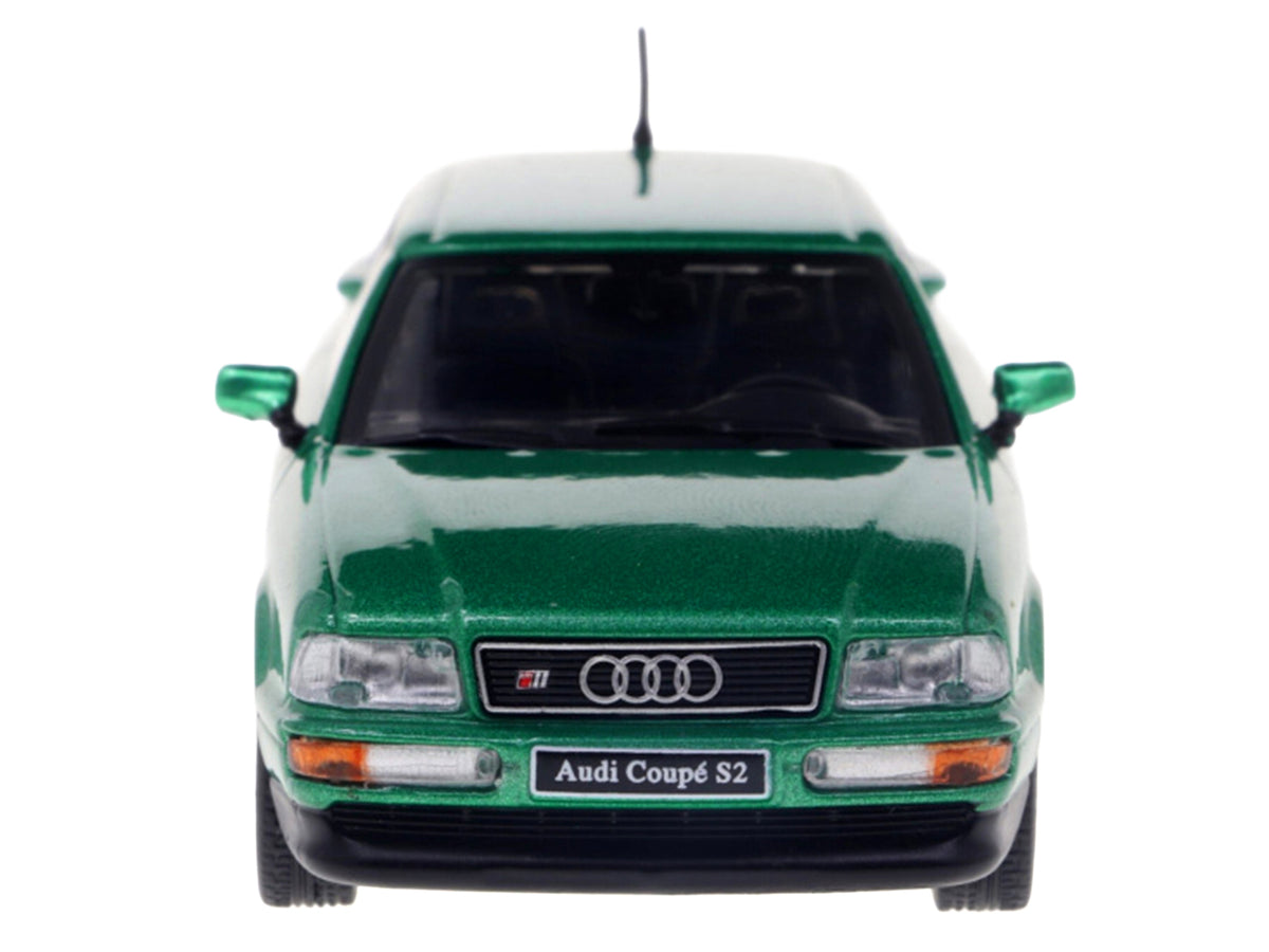 1994 Audi Coupe S2 Cricket Green Metallic 1/43 Diecast Model Car