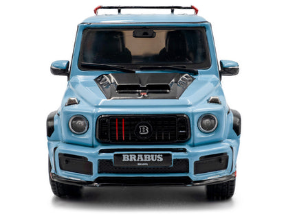 2021 Brabus Rocket 900 China Blue with Black Hood 1/43 Diecast Model Car