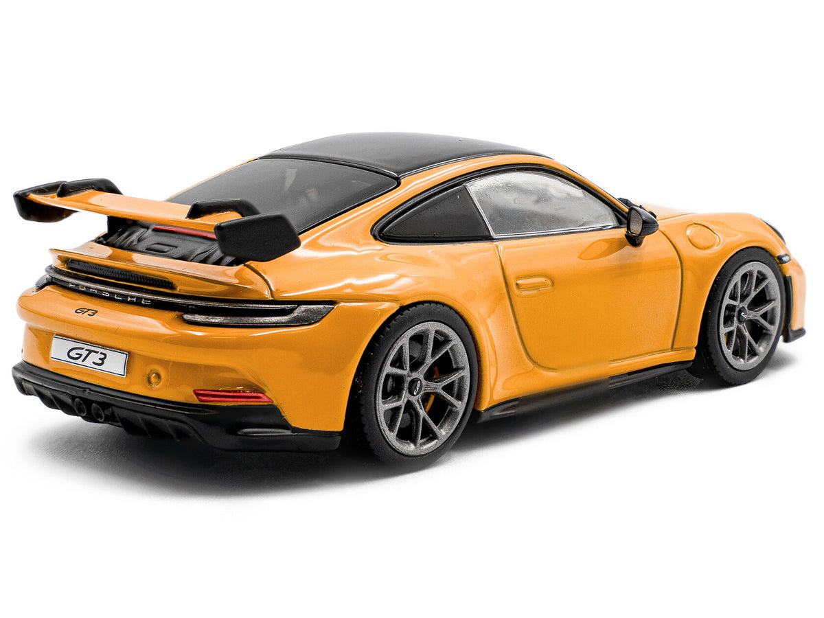 2023 Porsche 911 (992) GT3 Signal Yellow with Black Top 1/43 Diecast Model Car