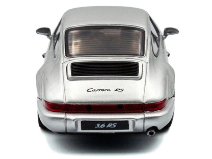 1994 Porsche 911 (964) RS Silver Metallic with Black Stripes 1/43 Diecast Model Car