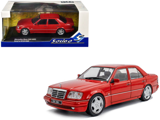 1994 Mercedes-Benz (W124) E60 AMG Signal Red 1/43 Diecast Model Car